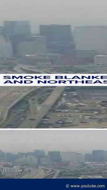Wildfire smoke blankets midwest and northeast