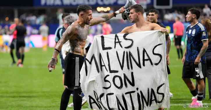 FIFA make decision on banning Argentina players for World Cup final over Falklands banner