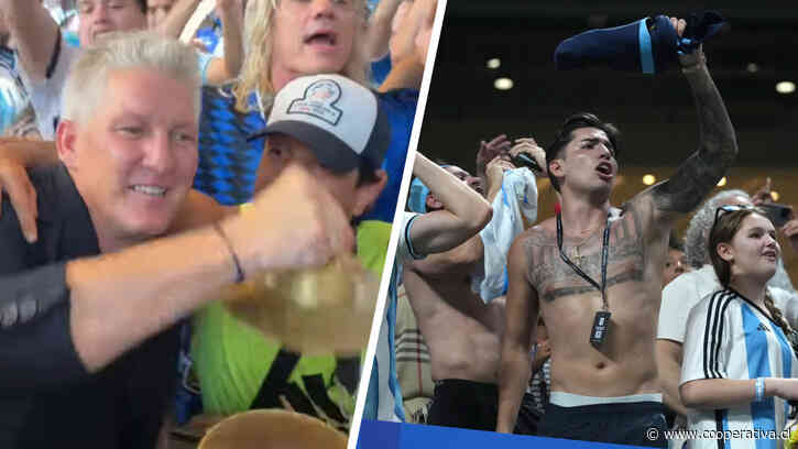 [VIDEO] Un argentino más: Schweinsteiger celebró con hinchas tras clasificación a la final
