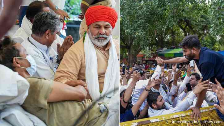 '500 farmers join CJP protest': Sonam Wangchuk gets support from Rakesh Tikait, Kejriwal at 'packed' Jantar Mantar