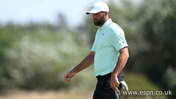 Scheffler recovers awry ball in Open first round