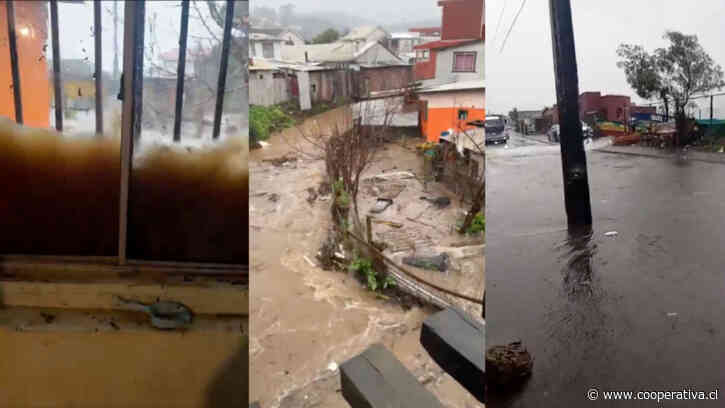 Marejadas provocan graves daños en sector costero de Penco