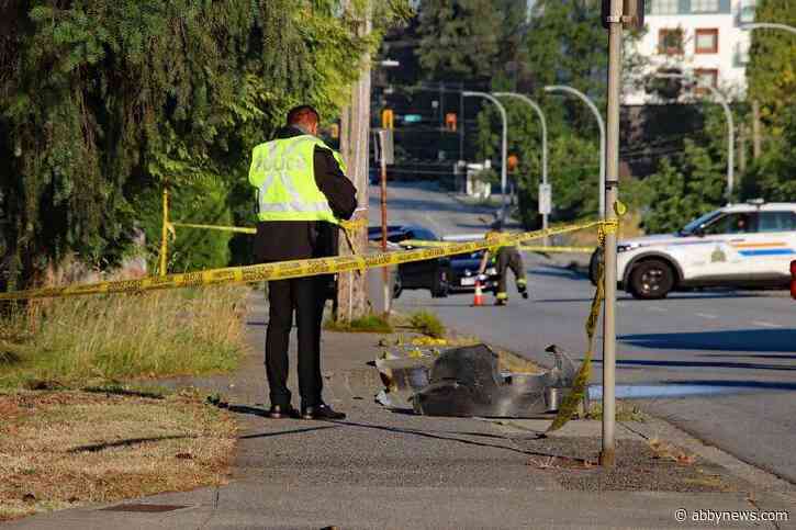 Pedestrian taken to hospital in critical condition after collision in Surrey