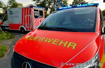 FW Hünxe: Rettung einer verletzten Person vom Heuboden