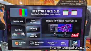 Asus PG27UCWM und PG32UCWM: OLED mit RGB-Stripe-Pixeln bereit für den Marktstart