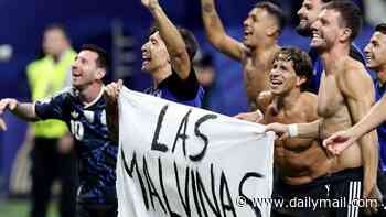 'It's a sad part of our history...and it hurts': Argentinian player defends Falkland Islands banner saying World Cup semi-final win against England 'wasn't just a football match'