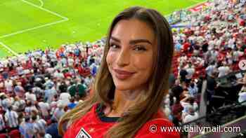 Zara McDermott shares picture with matching Louis Tomlinson after attending World Cup together as she says she 'felt so lucky'