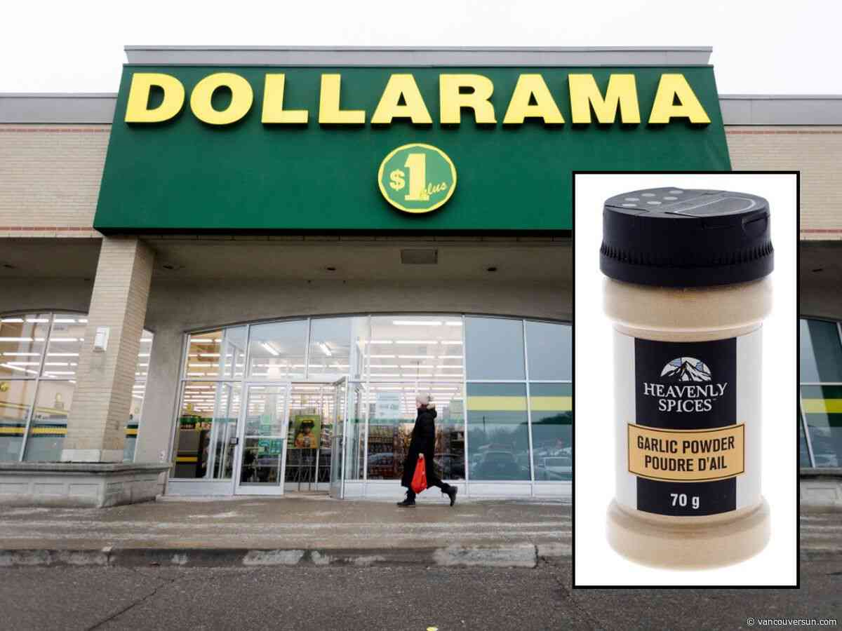 Recall alert: Dollarama-sold garlic powder can cause diarrhea, vomiting
