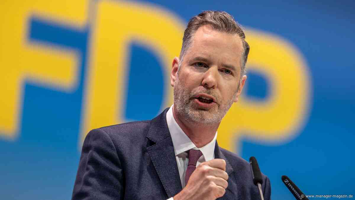 Christian Dürr: Ex-FDP-Chef steigt bei Start-up für Öko-Kraftstoffe ein