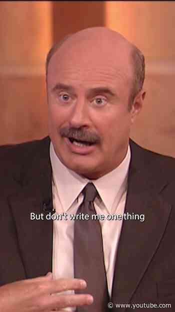 Dr. Phil to Guest: ‘I Don’t Play the Passive Aggressive Game’ #drphil #nice #passiveaggressive
