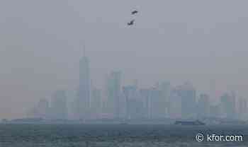 Heavy wildfire smoke blankets Midwest and Northeast