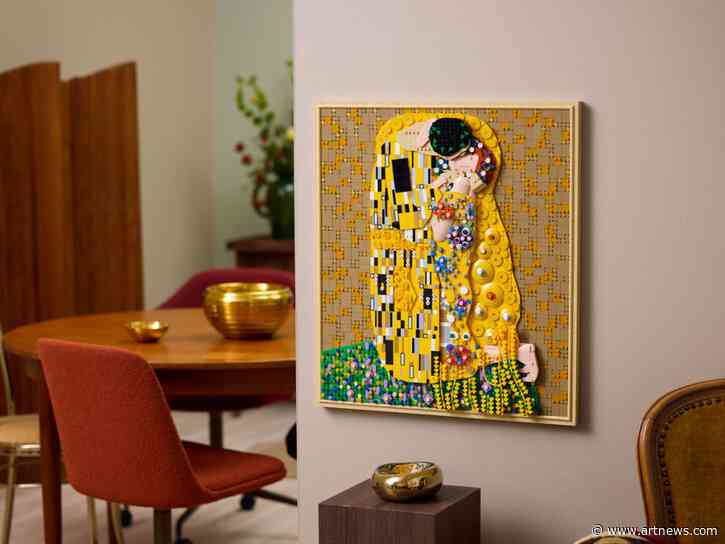 LEGO Partners with Vienna’s Belvedere Museum on 4,000-Piece Set of Klimt’s ‘The Kiss’