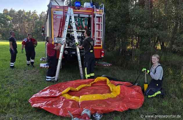 FW Lüchow-Dannenberg: +++ Angenommene Waldbrandsituation in Lüchow-Dannenberg +++ Kaltstart für die Kreisfeuerwehrbereitschaft +++