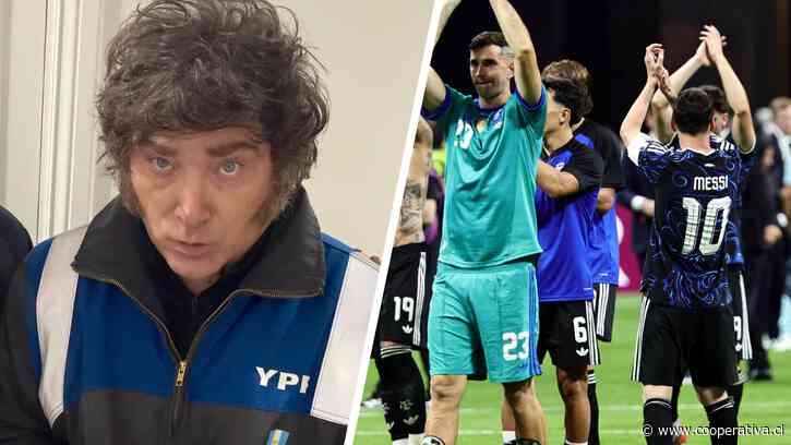 Milei no irá a la final del Mundial y afirmó que la verá en casa "por cábala"