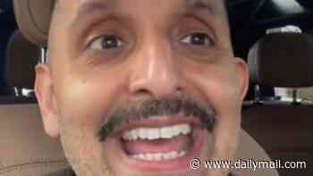 Dr Amir Khan is left mortified as he makes a girl scream after mistakenly climbing into the wrong car at the supermarket as he jokes 'she thinks I'm like some kind of carjacker'