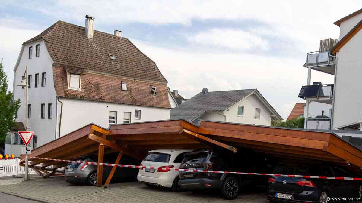 Superzelle wütet in Deutschland: Heftige Schäden – DWD warnt vor Erdrutschen und Überflutungen
