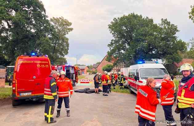 FW Lüchow-Dannenberg: Lüchow-Dannenberg: Großeinsatz wegen vermeintlicher Explosionsgefahr