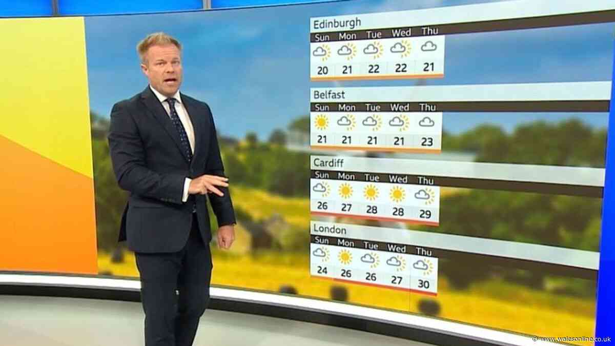 Met Office has its say after BBC presenter predicts fourth heatwave for Wales