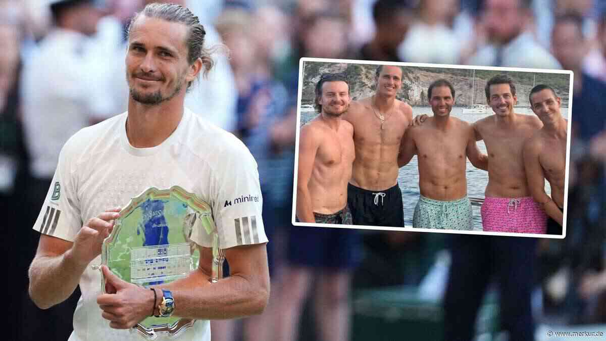 Zverev lässt Wimbledon-Frust auf Boot mit Tennis-Legende hinter sich