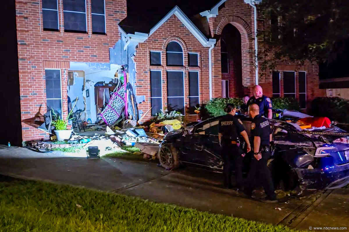 Tesla driver whose car slammed into Texas home overrode driver assistance mode, NTSB says