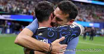 El abrazo que hizo llorar a todos: Messi y Scaloni unidos por el sueño de la cuarta estrella