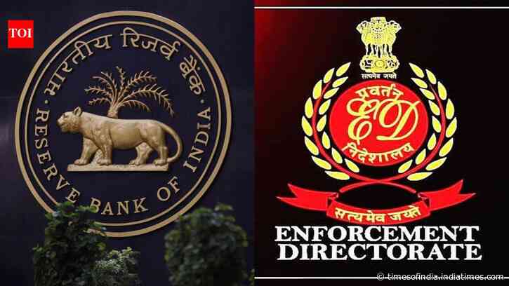 Fema a civil law, RBI alone can compound offences, says ED