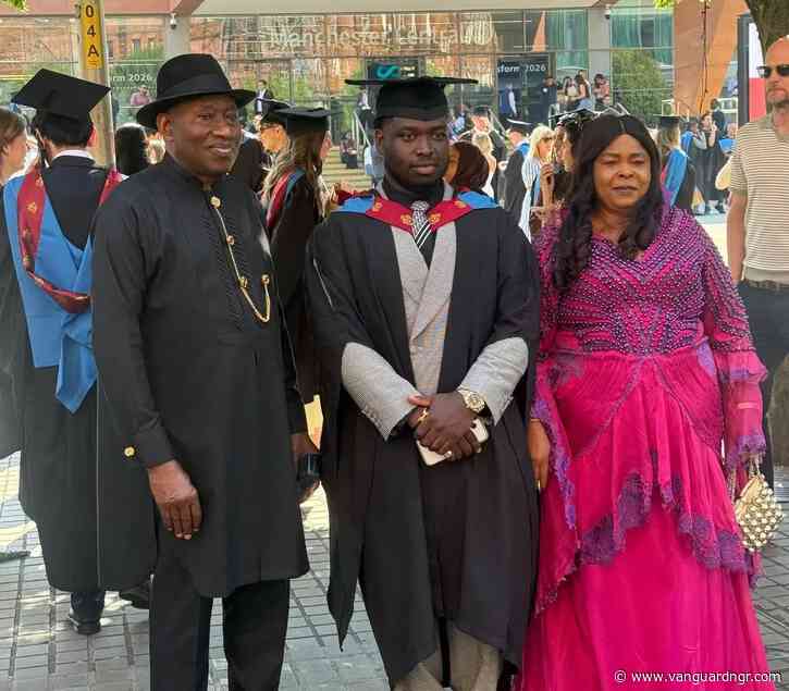 Jonathan’s son graduates from UK varsity