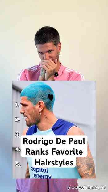 World Cup Champion Rodrigo De Paul Ranks his Favorite Hairstyles 🥶