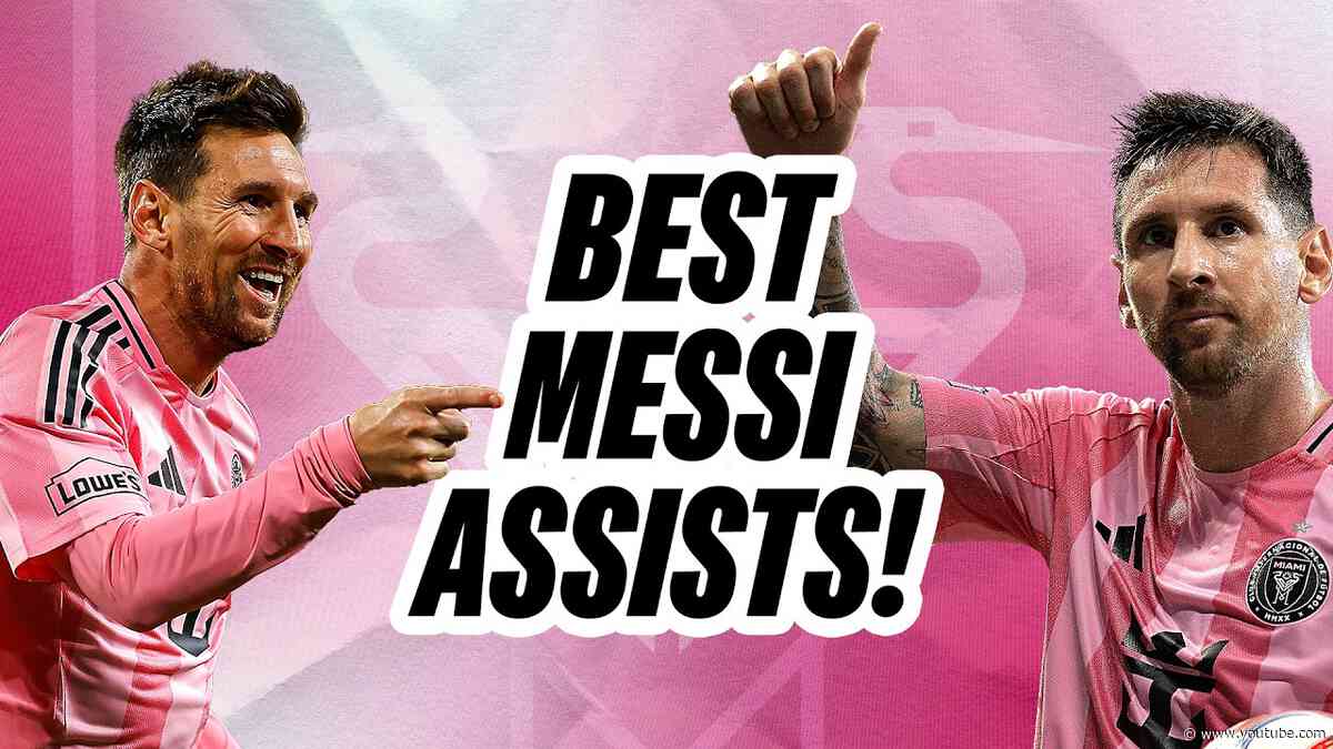 Messi's BEST ASSISTS with Inter Miami in MLS!