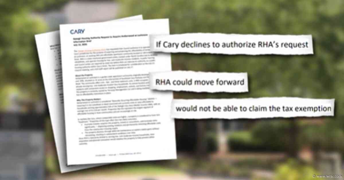 Raleigh Housing Authority plans to take over Cary apartments, residents push back