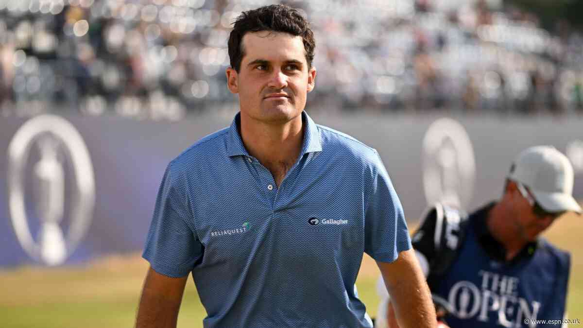 Day 1 at the Open Championship: An unlikely leader...