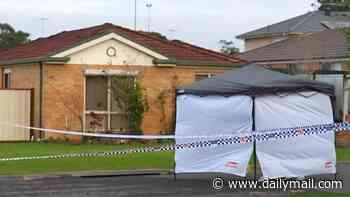 Son charged with murdering father after allegedly setting him on fire outside Sydney home