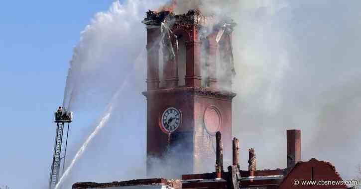Months after fire burns through Floyd County Historic Courthouse, building's future remains in question
