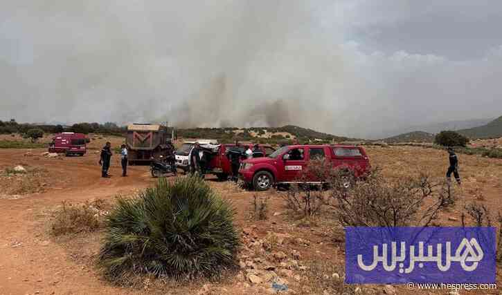 استمرار جهود إخماد "حريق بنعطار"