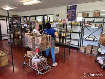 Agency food pantry helping families mid-summer