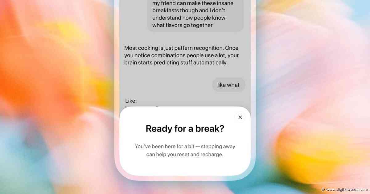 ChatGPT will now remind teens to take breaks and give parents more controls