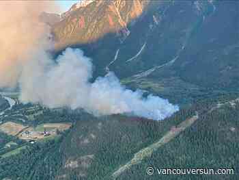 B.C. wildfires: Signal Hill fire near Pemberton leads to evacuation order