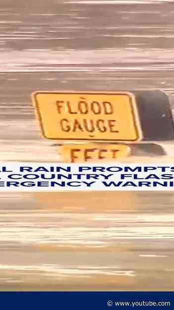 Torrential rain prompts Texas Hill Country flash flood emergency warnings