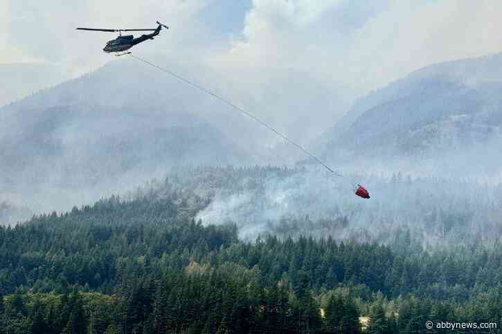 Highway 1 remains closed at Boston Bar due to wildfires