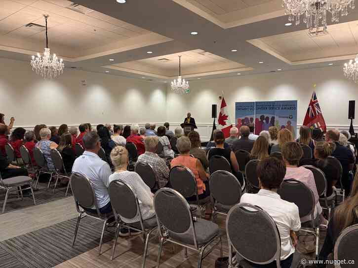 MPP Fedeli Awards 65 Volunteer Service Awards in Nipissing