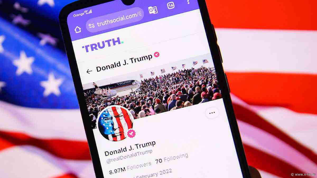 "Hochgeschwindigkeitszugriff": US-Präsident Trump will sich für Truth-Social-Beiträge bezahlen lassen