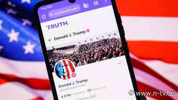 "Hochgeschwindigkeitszugriff": US-Präsident Trump will sich für Truth-Social-Beiträge bezahlen lassen