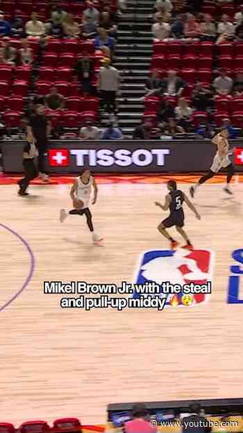 Magnificent Mikel! 🔥 #brooklynnets #mikelbrownjr #nba