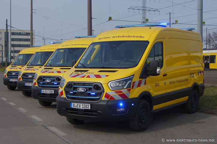 Ford Pro elektrifiziert BVG-Flotte mit 131 E-Transportern