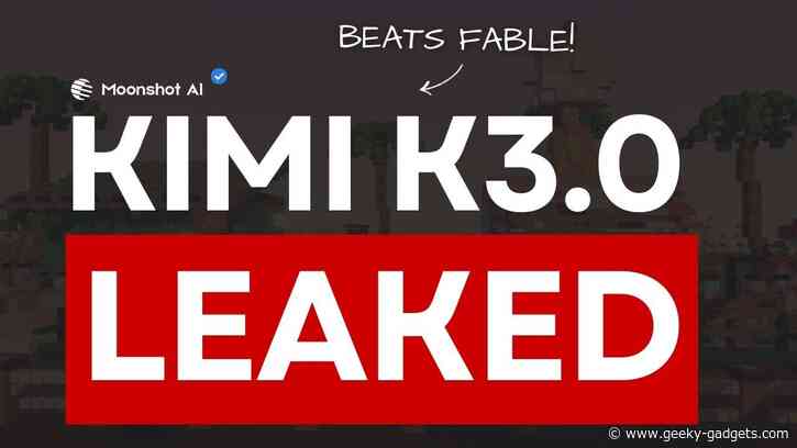 Leaked Kimi K3 Reportedly Beats GPT 5.6 Sol in Early Tests