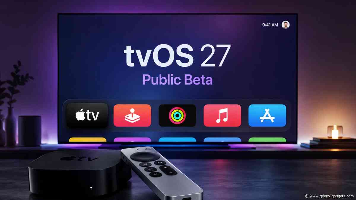 tvOS 27 Public Beta is Now Available for Apple TV Users