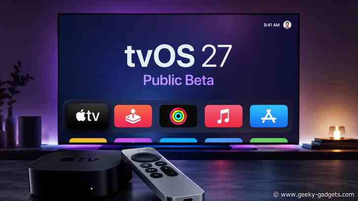 tvOS 27 Public Beta is Now Available for Apple TV Users