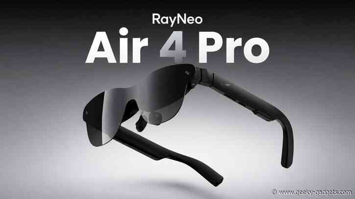 RayNeo Air 4 Pro Offers Dual Micro OLED Displays For $239