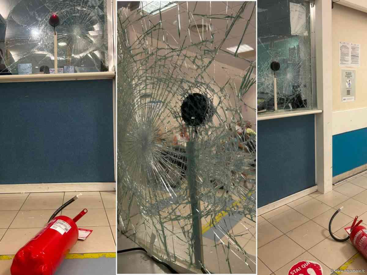 Immigrato sfonda il triage con l'estintore, caos al Fatebenefratelli
