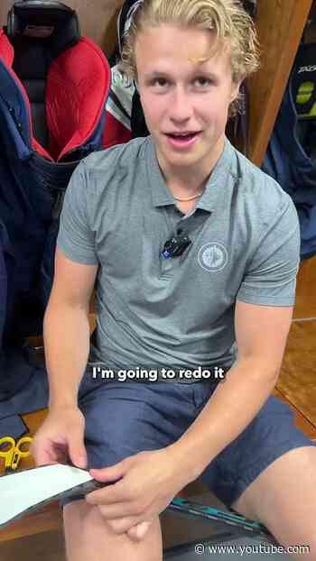 How to tape your stick like Alfons Freij #gojetsgo